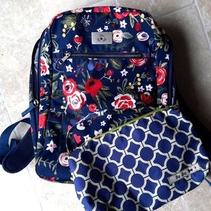 Ju Ju Be backpack and diaper carrier